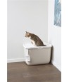 Savic Kattenbak Hop In Wit / Mokka 58,5X39X39,5 CM