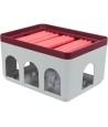 Trixie Cat Activity Rod Box Wit / Bordeaux 20X16X12 CM