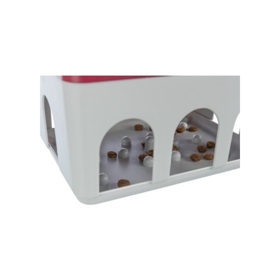 Trixie Cat Activity Rod Box Wit / Bordeaux 20X16X12 CM