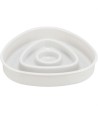 Trixie Voerbak Slowfeeding Kunststof / Tpr Grijs 15X15 CM 350 ML