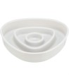 Trixie Voerbak Slowfeeding Kunststof / Tpr Grijs 15X15 CM 350 ML
