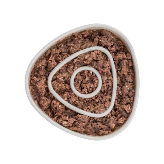 Trixie Voerbak Slowfeeding Kunststof / Tpr Grijs 15X15 CM 350 ML