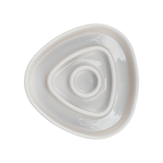 Trixie Voerbak Slowfeeding Kunststof / Tpr Grijs 15X15 CM 350 ML