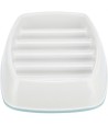 Trixie - Voerbak Slowfeeding Kunststof / Tpr Grijs, 21x14cm 250ml