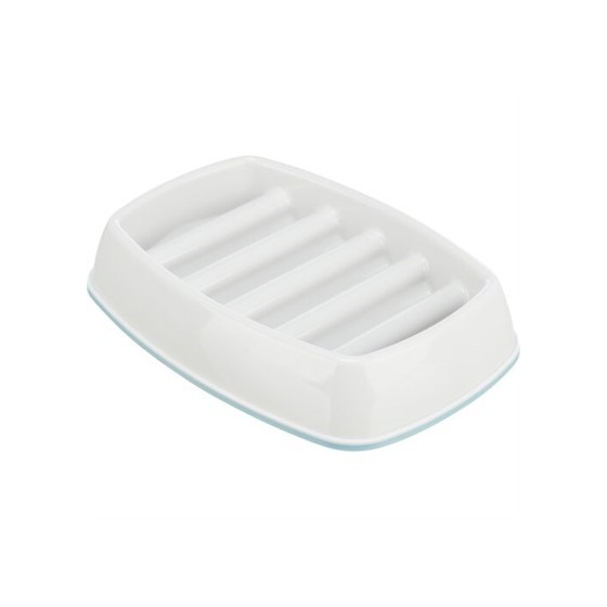 Trixie - Voerbak Slowfeeding Kunststof / Tpr Grijs, 21x14cm 250ml