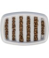 Trixie - Voerbak Slowfeeding Kunststof / Tpr Grijs, 21x14cm 250ml