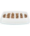 Trixie - Voerbak Slowfeeding Kunststof / Tpr Grijs, 21x14cm 250ml