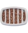 Trixie - Voerbak Slowfeeding Kunststof / Tpr Grijs, 21x14cm 250ml