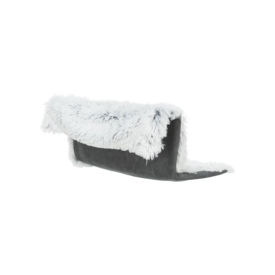 Trixie - Radiator Hangmat Harvey Langhaar Pluche / Velours Wit Zwart, 45x31x26cm