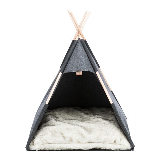 Trixie Schuilplaats Tipi Vilt Antraciet 70X70X70 CM
