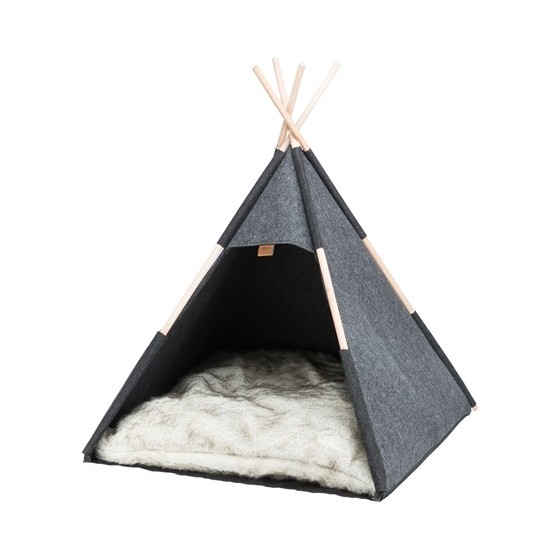 Trixie Schuilplaats Tipi Vilt Antraciet 70X70X70 CM