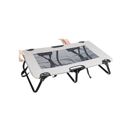 Trixie - Stretcher Hondenligbed Grijs / Zwart, 99x60x19cm