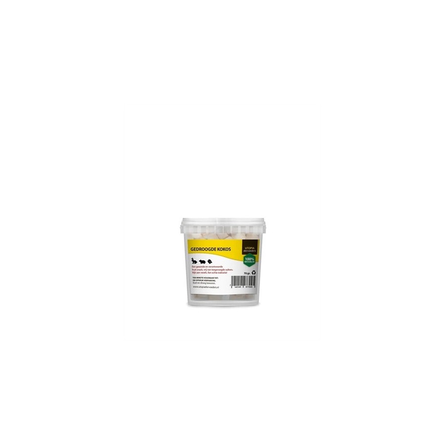 Utopia Gedroogde Kokos 70 GR