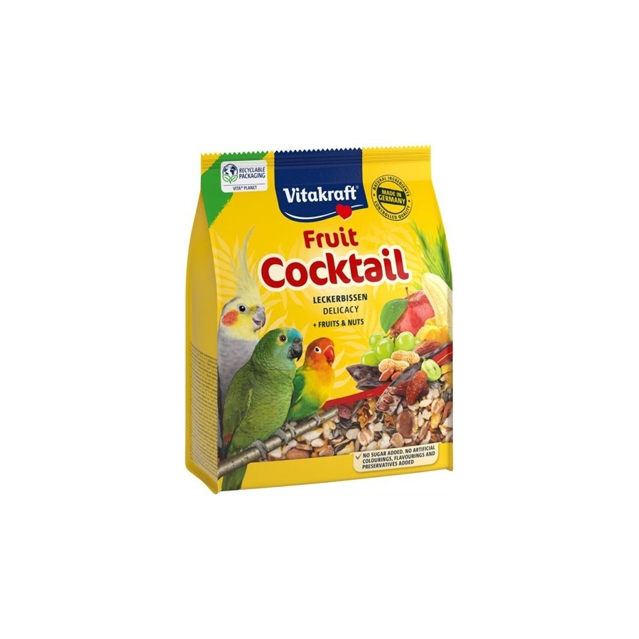 Vitakraft - Parkiet / Agapornis Fruit Cocktail Delicacy Fruits / Nuts 250gr