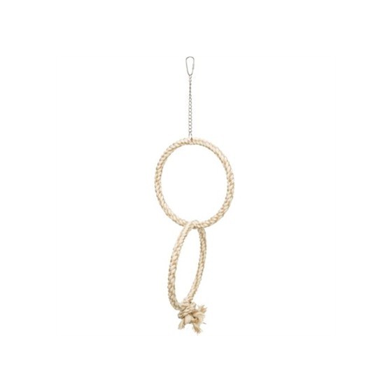 Trixie Dubbeletouwring Naturel 16X16 CM