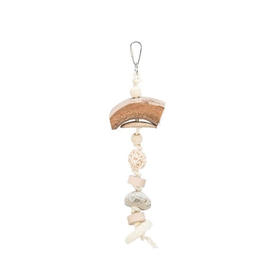 Trixie Natuurspeelgoed Kokosnoot / Rotan / Lavasteen Naturel 35 CM