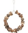 Trixie Ringschommel Hout / Dennenappels Naturel 18X18 CM