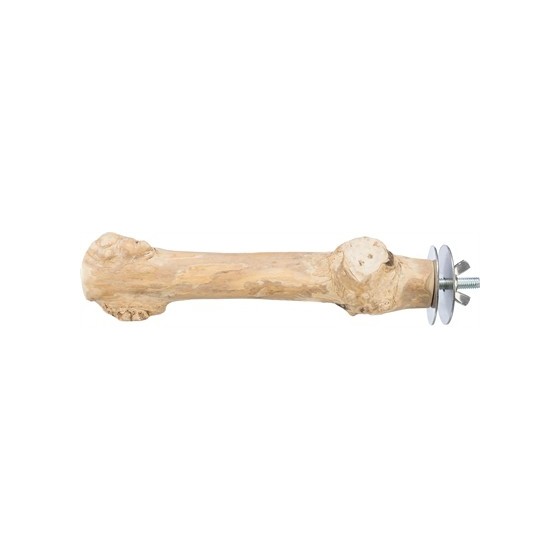 Trixie Zitstok Met Schroefbevestiging Koffiehout 20 CM DIA 2-3 CM