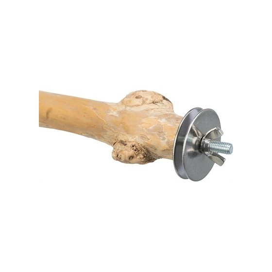 Trixie Zitstok Met Schroefbevestiging Koffiehout 20 CM DIA 2-3 CM