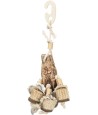 Trixie - Natuurspeelgoed Mahonie/Schelpen. 26cm