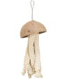 Trixie - Natuurspeelgoed Kokosnoot/Bananenbladen. 37cm 2st
