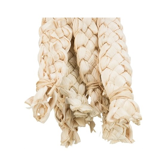 Trixie - Natuurspeelgoed Kokosnoot/Bananenbladen. 37cm 2st