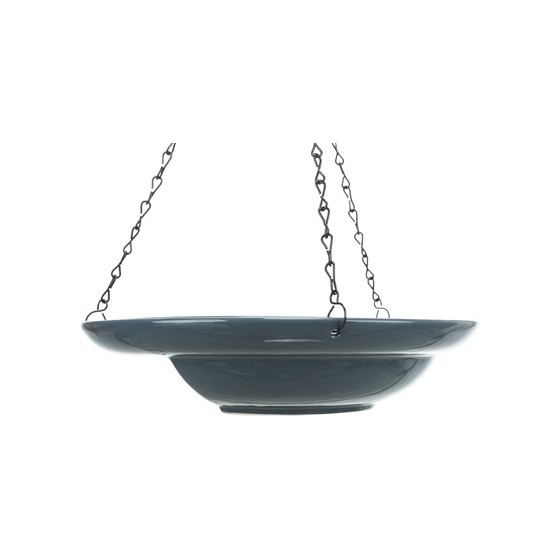 Trixie - Vogeldrinkschaal Hangend Keramiek Blauw, 26X26cm 550ml