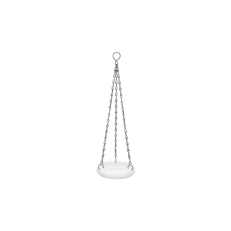 Trixie Vogeldrinkschaal Hangend Keramiek Wit 12X12 CM 100 ML 2 ST