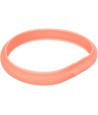 Trixie Lichtgevende Halsband Hond Flash Usb Silicone Koraal L-XL 70 CM 3 MM 2 ST