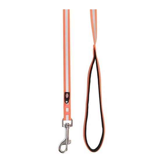 Trixie Hondenriem Sleeplijn Easylife Reflecterend Oranje M-XL 10MX1,7 CM