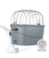 Trixie Stuur-Fietsmand Kunststof Grijs 42X30X39 CM TOT 5 KG