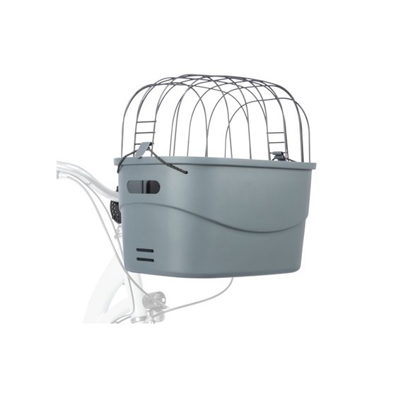 Trixie Stuur-Fietsmand Kunststof Grijs 42X30X39 CM TOT 5 KG