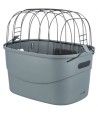 Trixie Stuur-Fietsmand Kunststof Grijs 42X30X39 CM TOT 5 KG