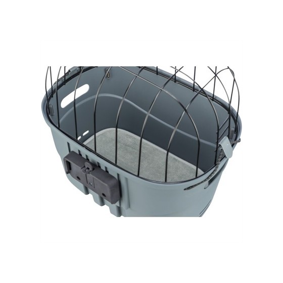 Trixie Stuur-Fietsmand Kunststof Grijs 42X30X39 CM TOT 5 KG