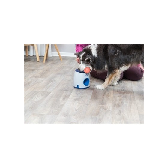 Trixie Dog Activity Strategiespel Ball&Treat Wit / Blauw 17X17X18 CM