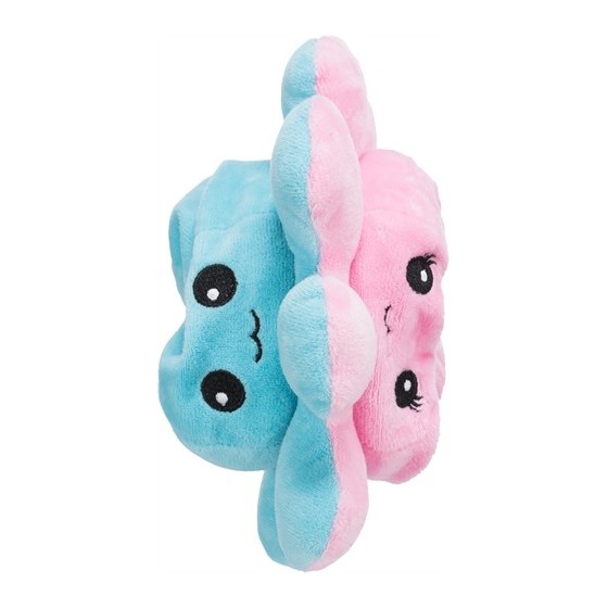 Trixie Octopus Omkeerbaar Pluche Grijs / Geel 19 CM