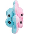 Trixie Octopus Omkeerbaar Pluche Grijs / Geel 19 CM