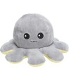 Trixie Octopus Omkeerbaar Pluche Grijs / Geel 19 CM
