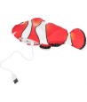 Trixie Spartel Vis Stof Catnip Oranje 26 CM