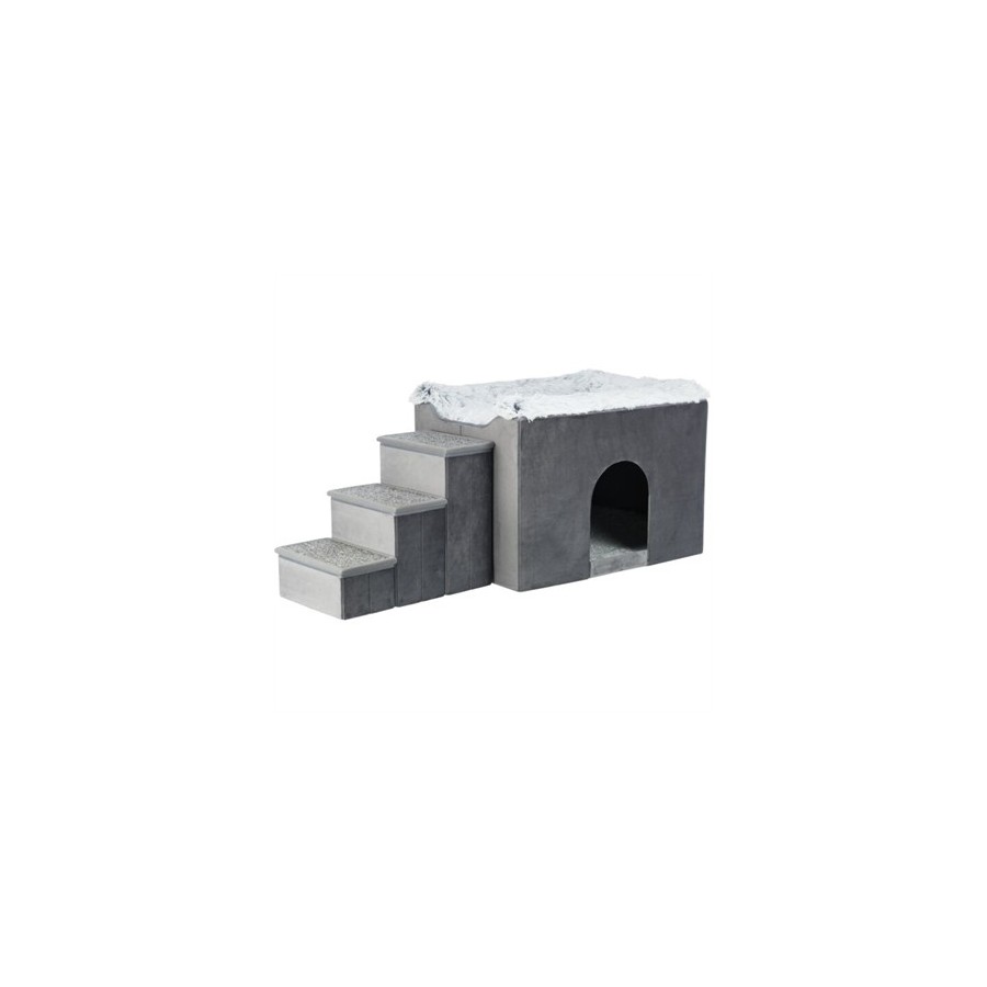 Trixie Hondenmand Huis Harvey Met Trap Grijs / Wit 119X50X47 CM