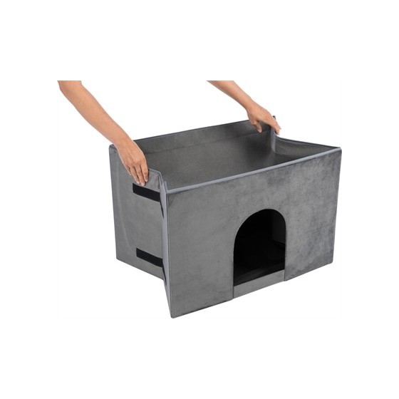 Trixie Hondenmand Huis Harvey Met Trap Grijs / Wit 119X50X47 CM
