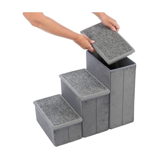 Trixie Hondenmand Huis Harvey Met Trap Grijs / Wit 119X50X47 CM