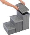Trixie Hondenmand Huis Harvey Met Trap Grijs / Wit 119X50X47 CM