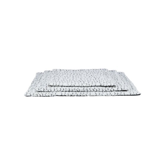 Trixie Honden Ligmat Mila Pluche Wit / Grijs 80X60 CM