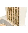 Trixie Voederstation Met Voerbak / Waterbak / Hooiruif Hout Naturel 70X47X41 CM