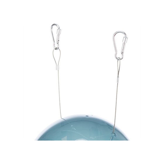 Trixie - Badhuis Rond Blauw, 20x17,5x20cm