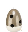 Trixie Nestelhulp Hangend Keramiek Creme / Bosgroen 12X12X16 CM