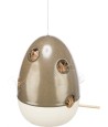 Trixie Nestelhulp Hangend Keramiek Creme / Bosgroen 12X12X16 CM