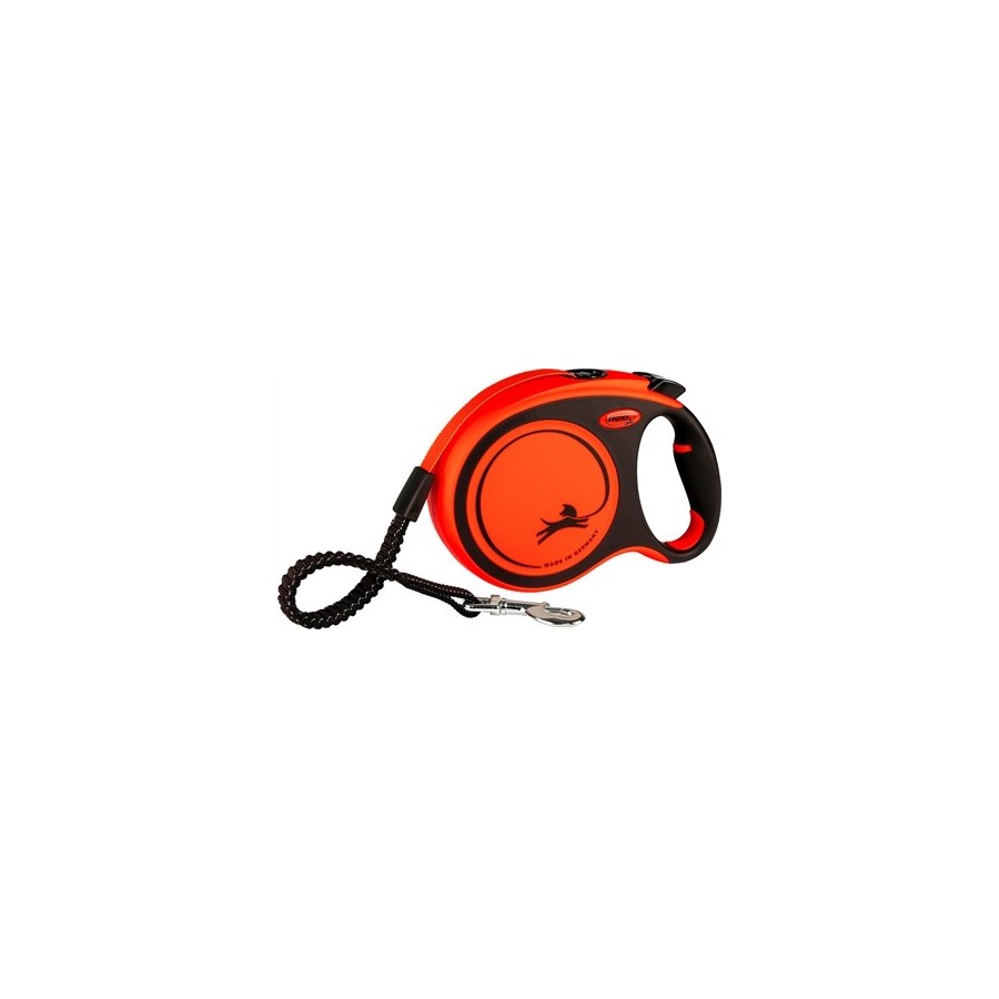 Flexi - Rollijn Xtreme Tape Zwart / Oranje L. 8m