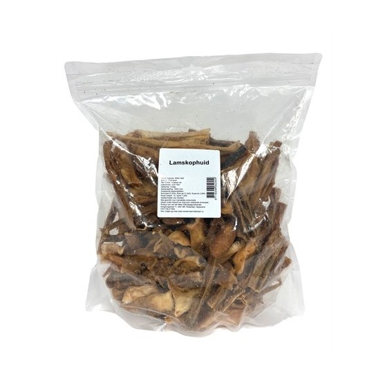 Petsnack Lamskophuid 1 KG